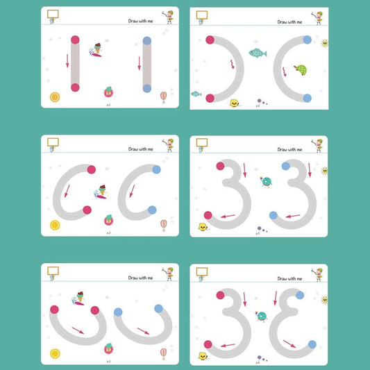 Educational Learning Tracing Book