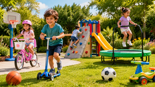 Outdoor Toys That Keep Kids Active All Year