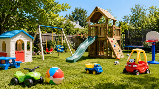 Backyard Play Ideas Using Toys and Play Equipment