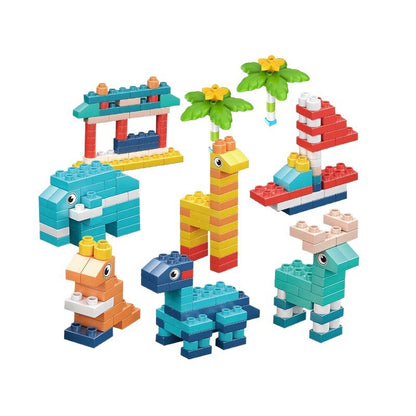 Multifunctional Building Block Table with Chair
