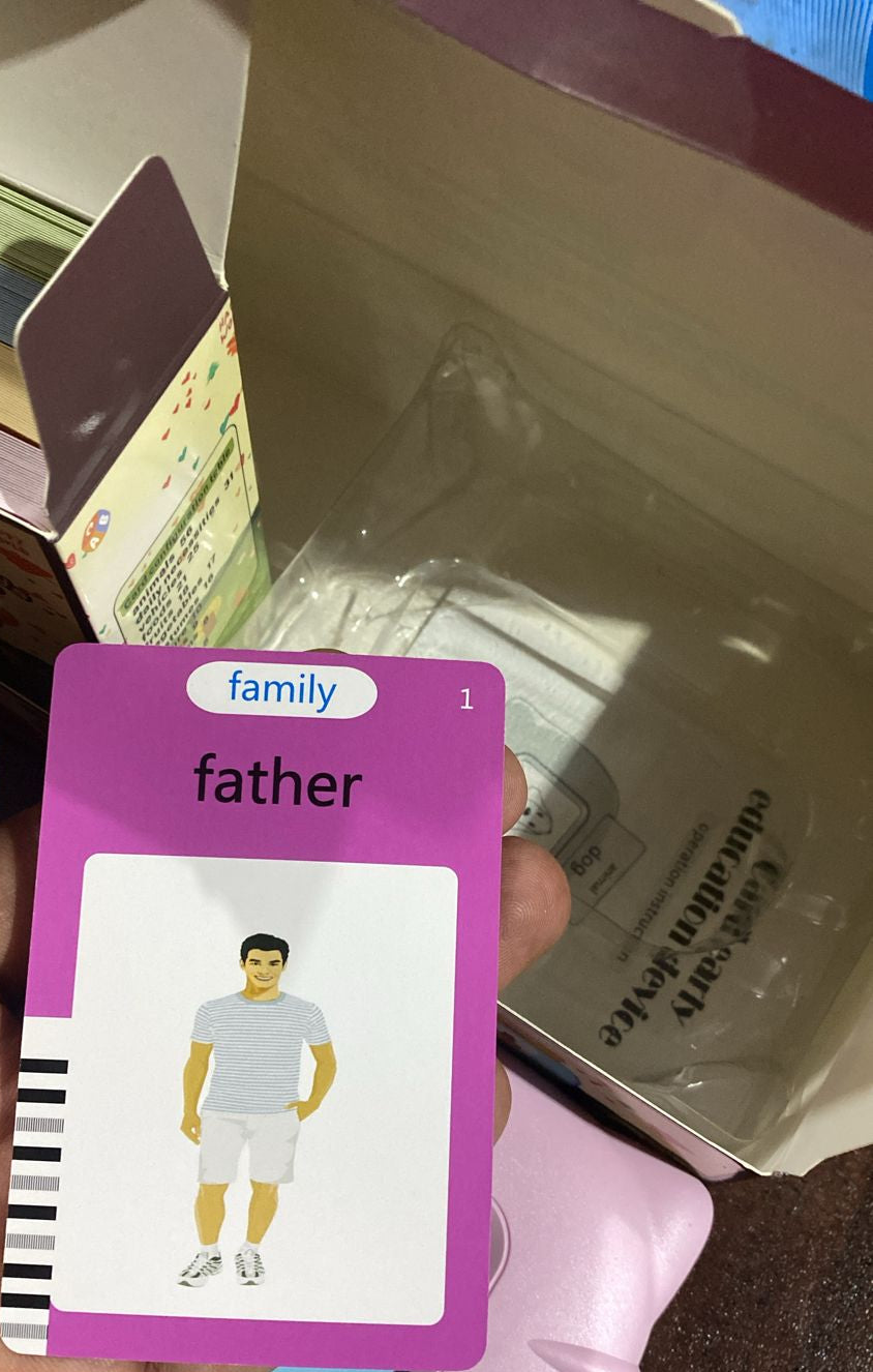 Talking flash cards