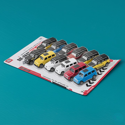 Die-Cast Metal Toy Cars Set – Pack of 12