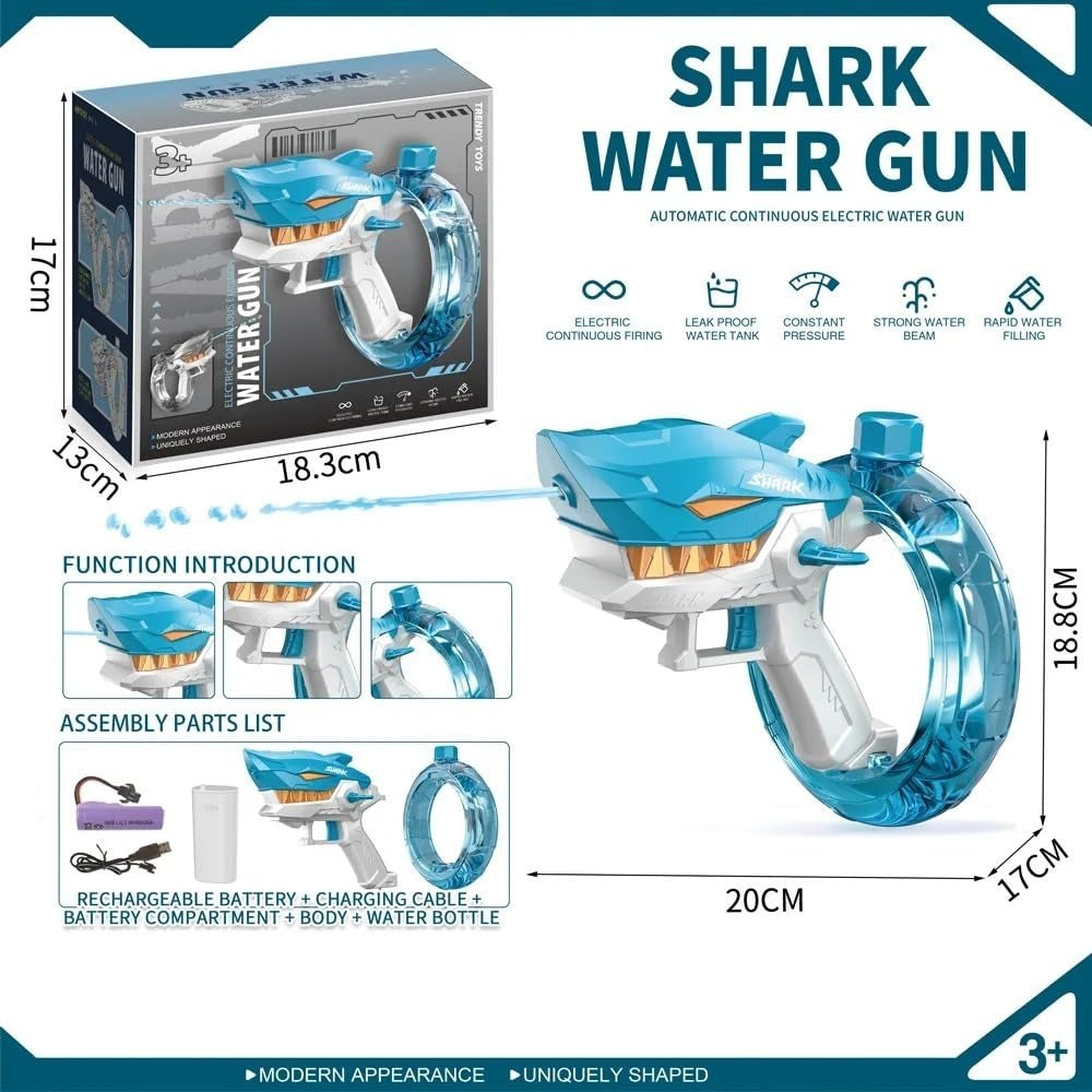 Rechargeable Shark Water Gun