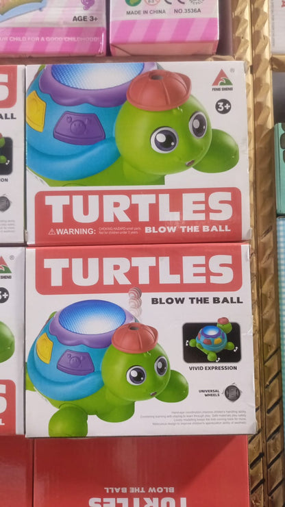 Blow the Ball Turtle