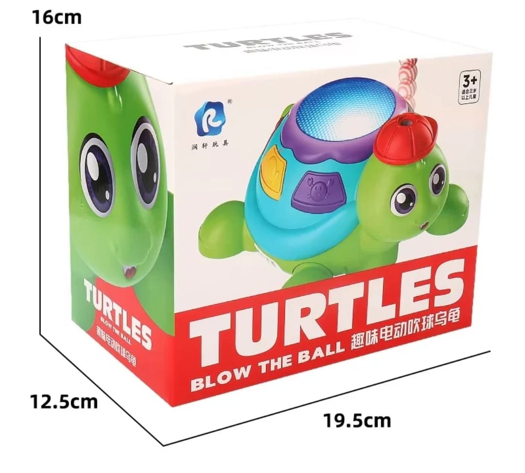 Blow the Ball Turtle