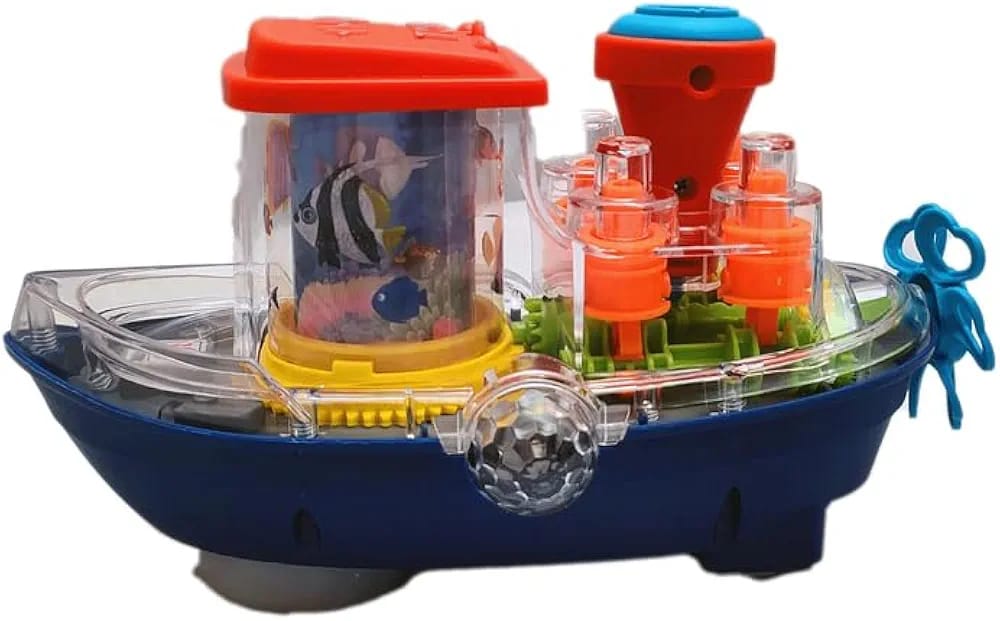 Gear Ship Bump and Go Toy