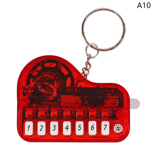 Portable Mini Piano Keychain