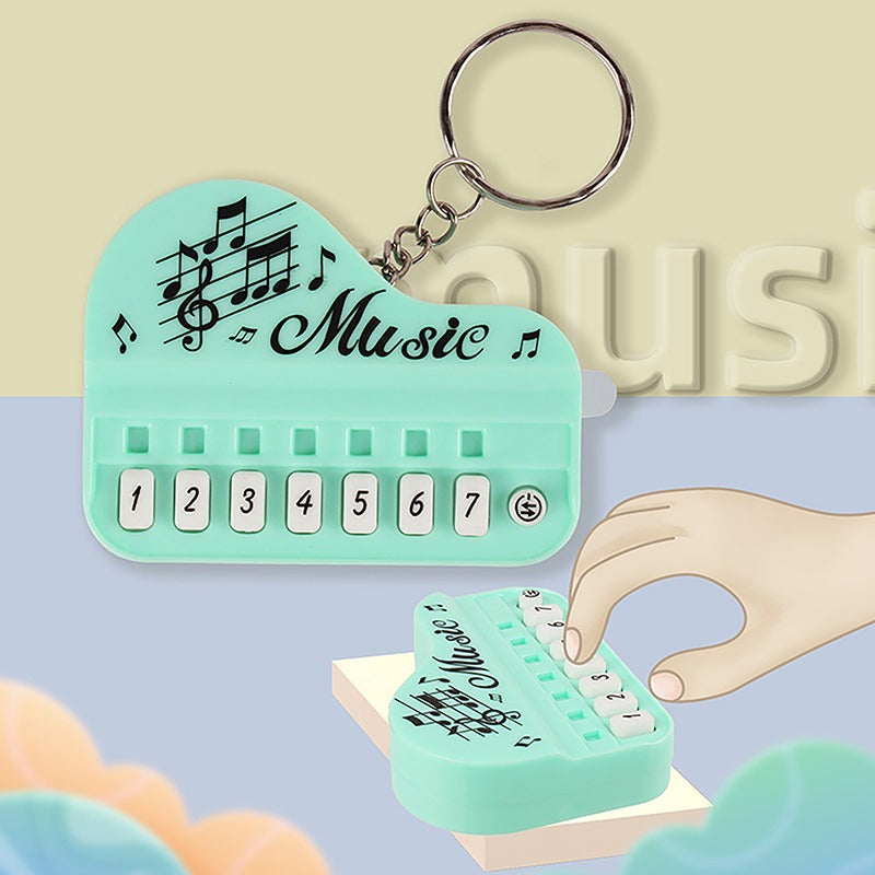 Portable Mini Piano Keychain