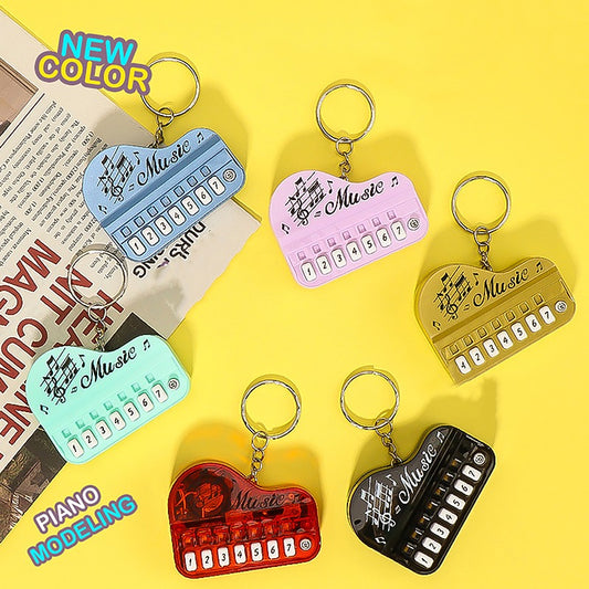 Portable Mini Piano Keychain