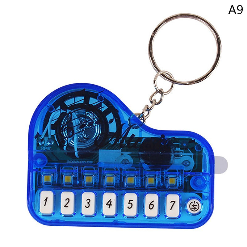 Portable Mini Piano Keychain