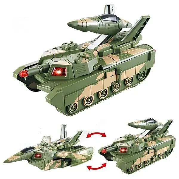 2‑in‑1 Military Aircraft & Tank