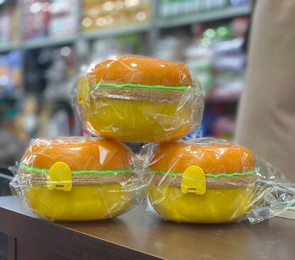 Lunch Box Hamburger Shaped