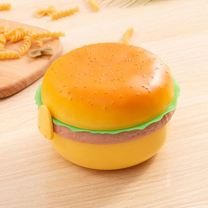Lunch Box Hamburger Shaped