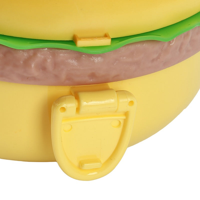 Lunch Box Hamburger Shaped