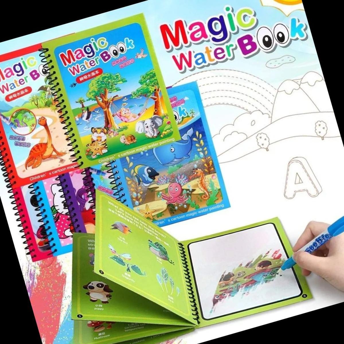 Magic Water Coloring Book With Pen