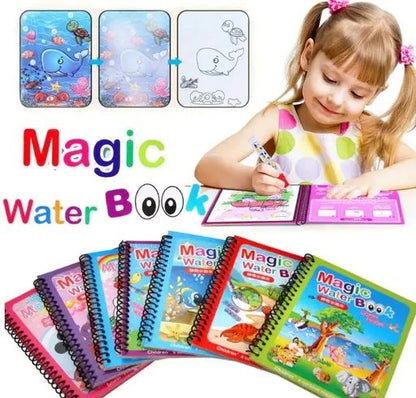 Magic Water Coloring Book With Pen