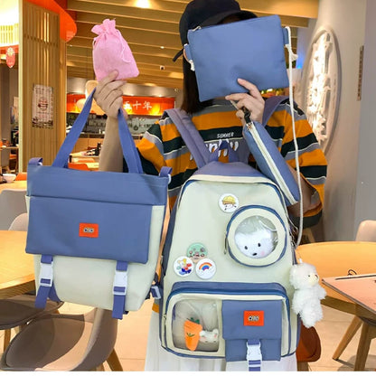 4 Set Backpack For Girls