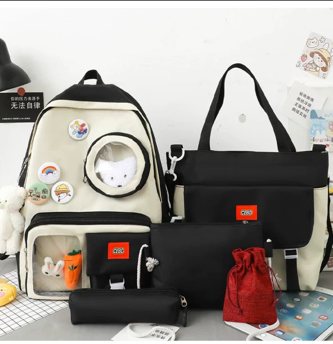 4 Set Backpack For Girls