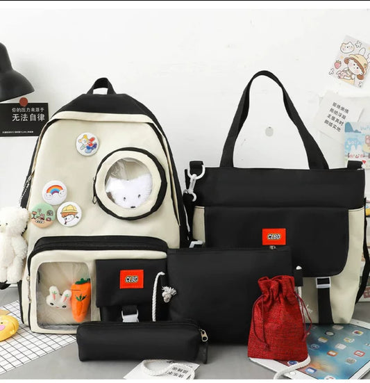 4 Set Backpack For Girls