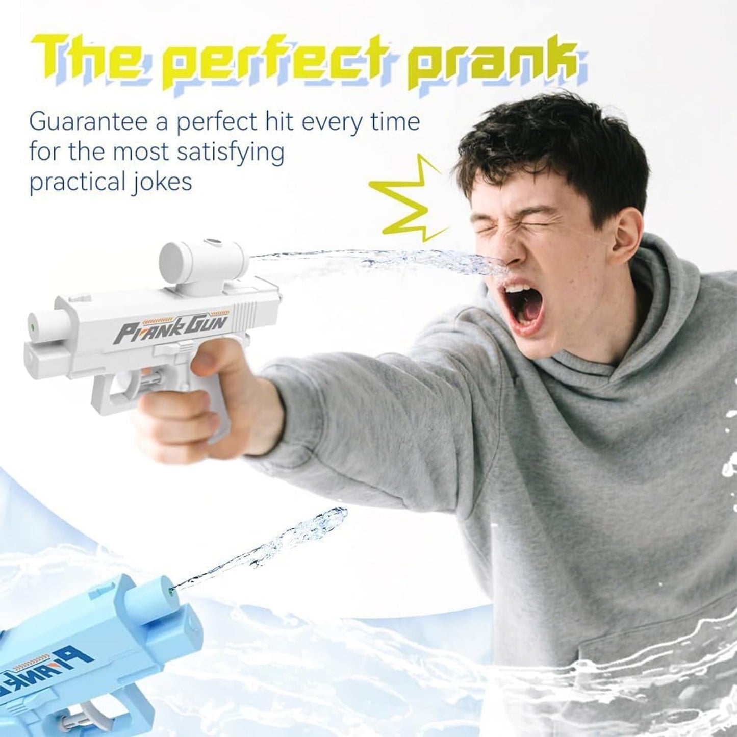 Double-Sided Prank Water Squirt Gun