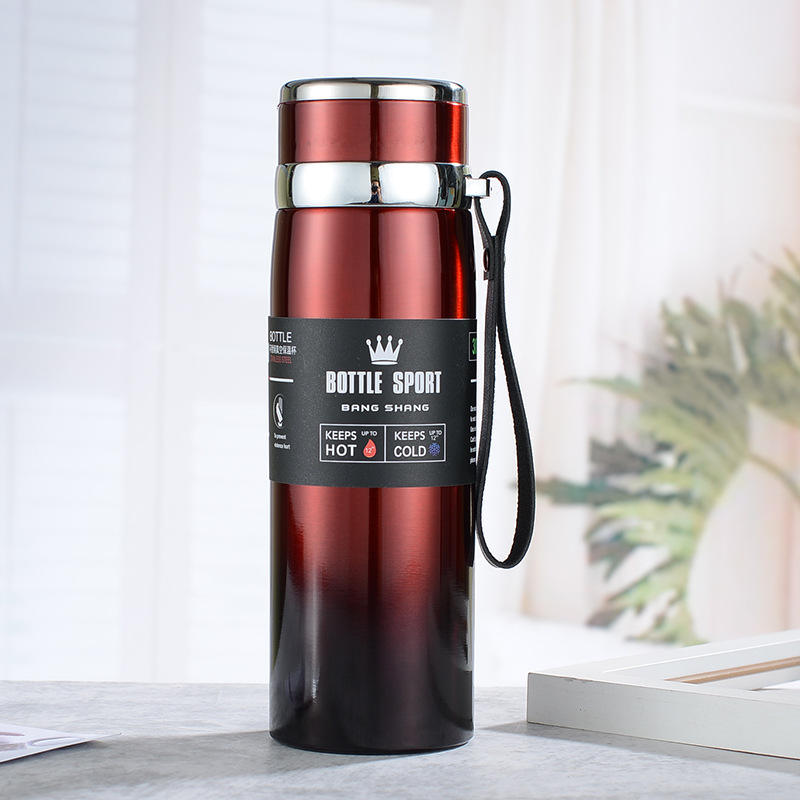 Slim Stainless Steel Water Bottle - 1L