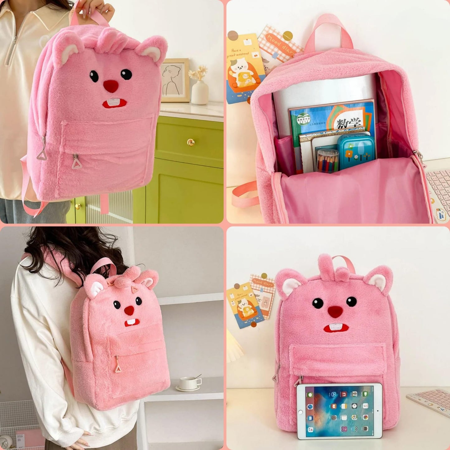 Bunny Plush School bag