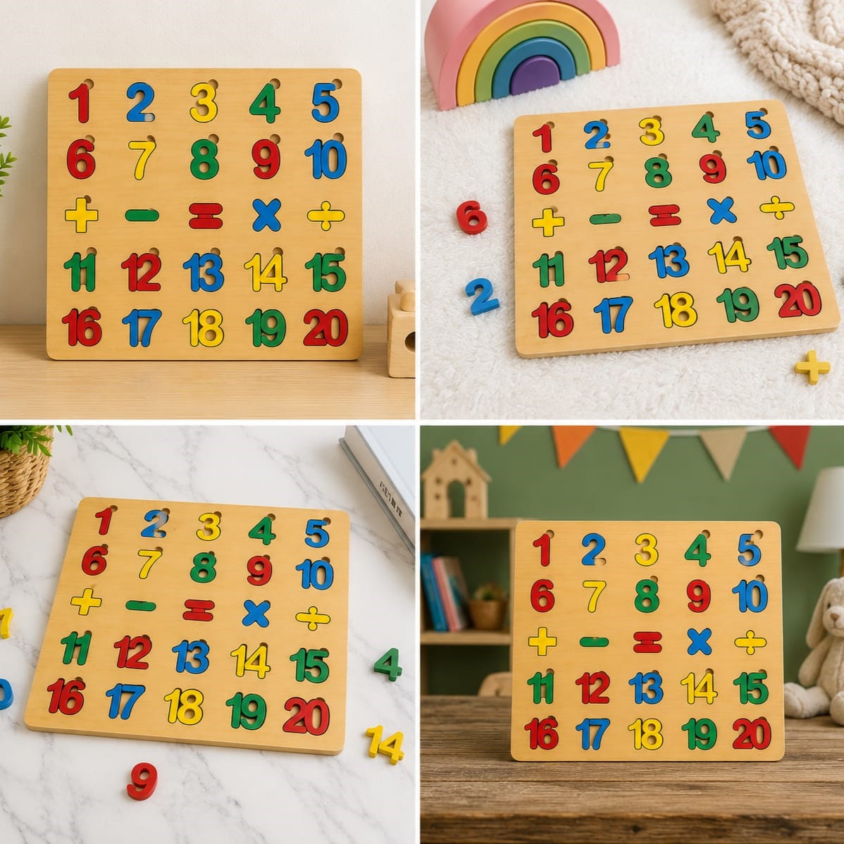 Math Puzzle Board Game