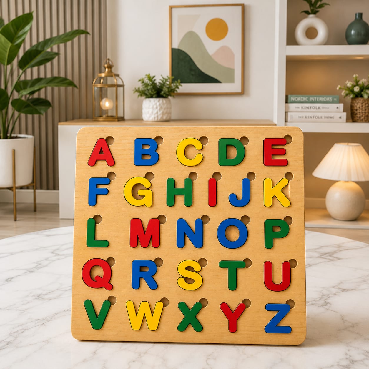 Capital ABC Alphabet Puzzle Board Game