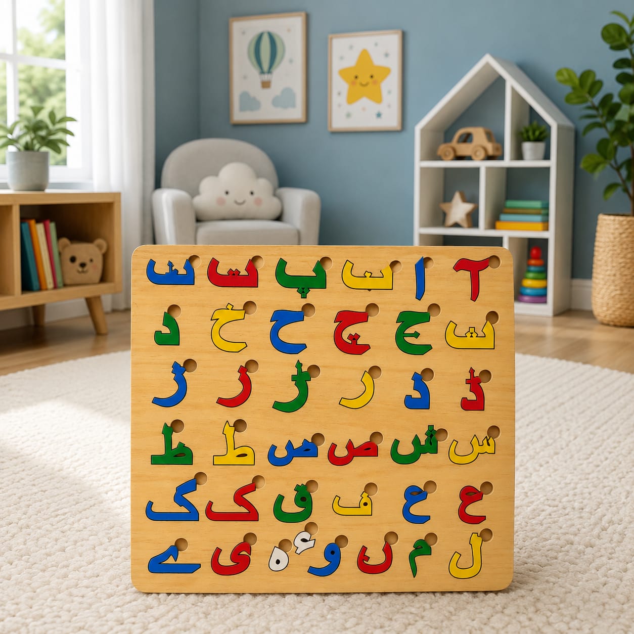 Urdu Haroof-e-Tahaji Puzzle Board Game