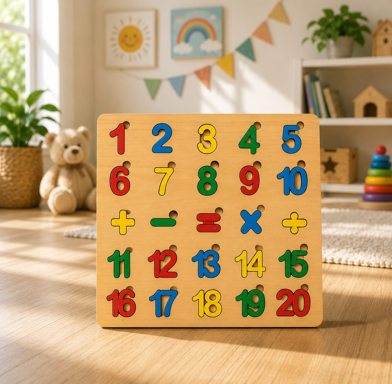 Math Puzzle Board Game