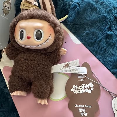LABUBU Plush Doll Keychain