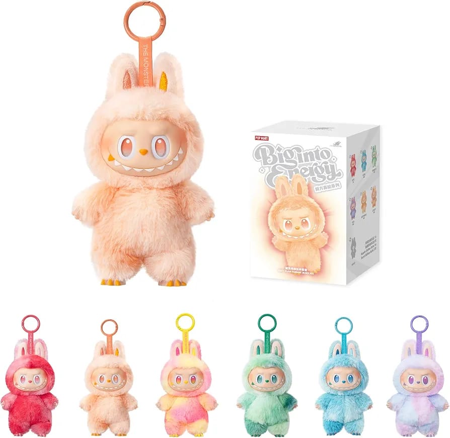 LABUBU Plush Doll Keychain