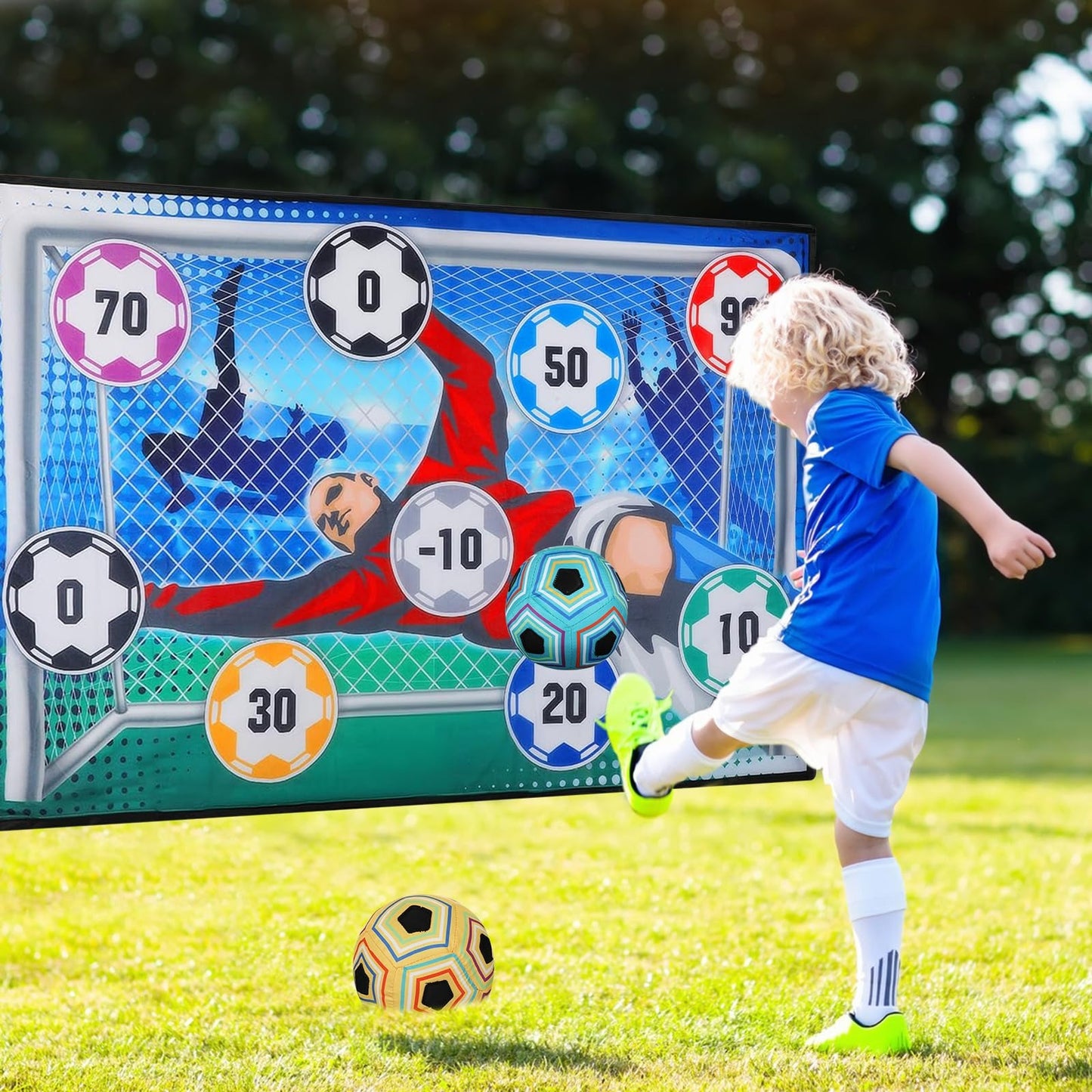 Sticky Soccer Target Mat