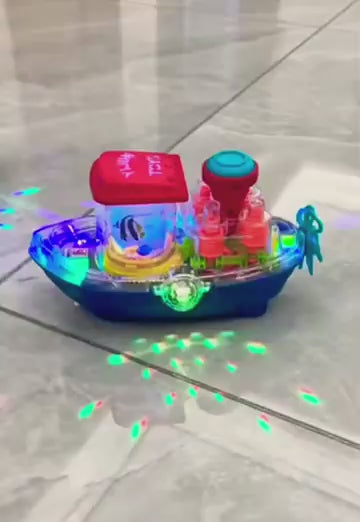 Gear Ship Bump and Go Toy