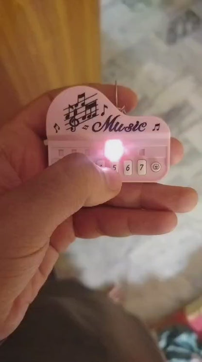 Portable Mini Piano Keychain